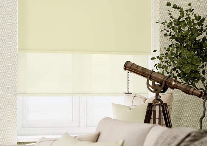 Rimini (Blackout), Sand & Illusion Sandy - Double Roller Blind - Image 5